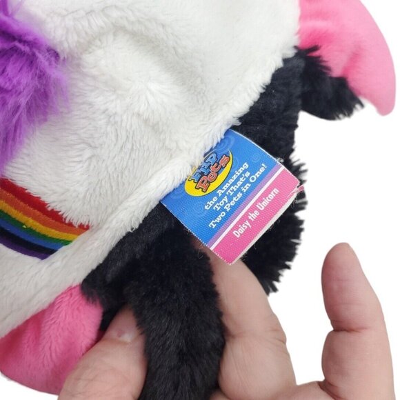 Flip Pets Daisy Unicorn Huckleberry Cat 2 Pets In One Plush Animal 17" Toy - Picture 7 of 7